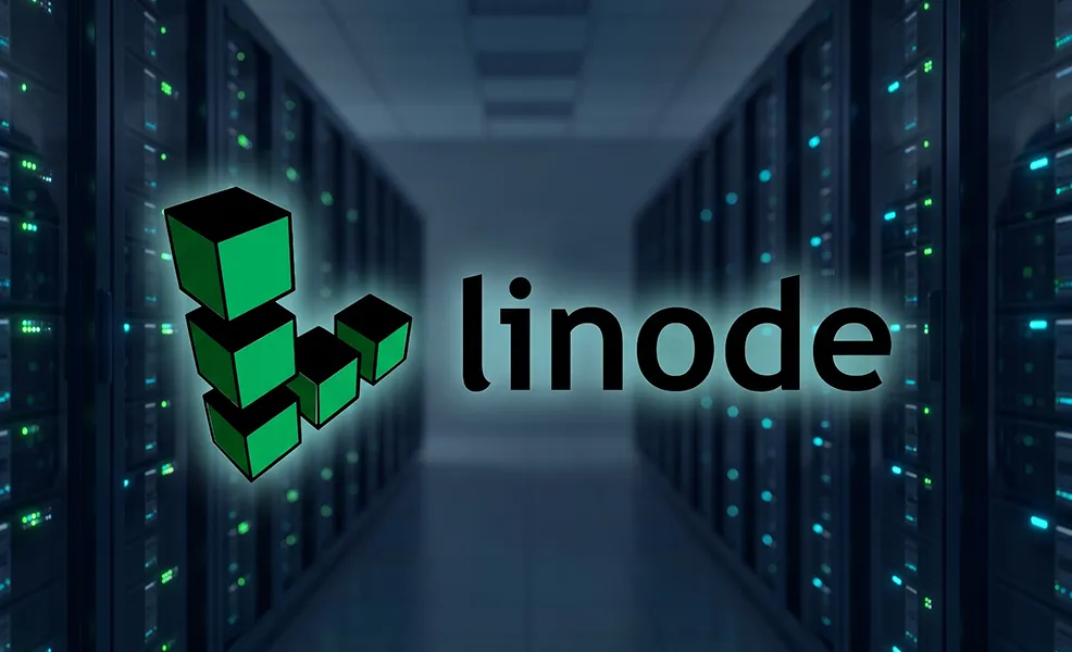 linode akamai review logo on tech related background